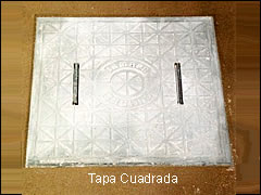 Tapa cuadrada