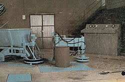 Primeras maquinarias para fabricar tubos de concreto